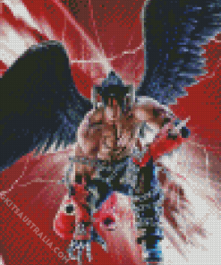 Devil Jin Kazama Game Character Diamond Painting