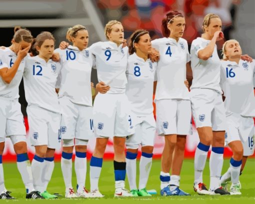 England Womens National Footballers Diamond Painting