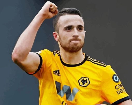 Portuguese Footballer Diogo Jota Diamond Painting