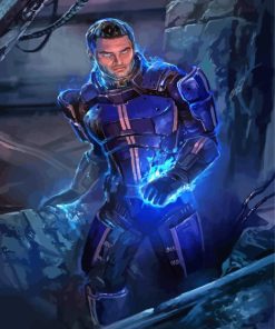 Mass Effect Kaidan Alenko Diamond Painting