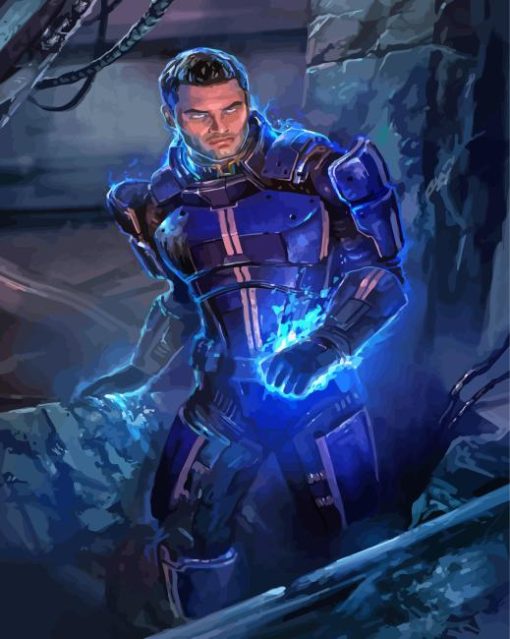 Mass Effect Kaidan Alenko Diamond Painting