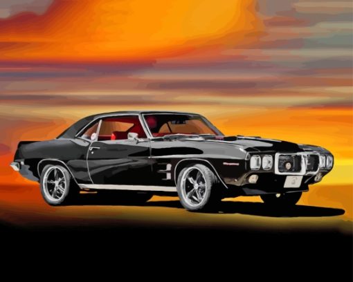 1969 Pontiac Firebird Car Diamond Painting