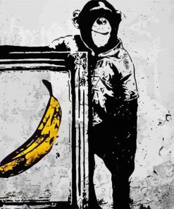Banksy Monkey Diamond Painting