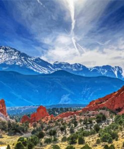 Colorado Pikes Peak Landscape Diamond Painting