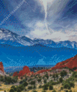 Colorado Pikes Peak Landscape Diamond Painting