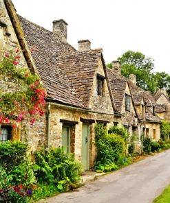 Cotswolds Houses Diamond Painting