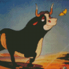 Ferdinand The Bull Diamond Painting