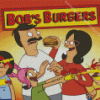 Funny Boobs Burgers Family Diamond Painting