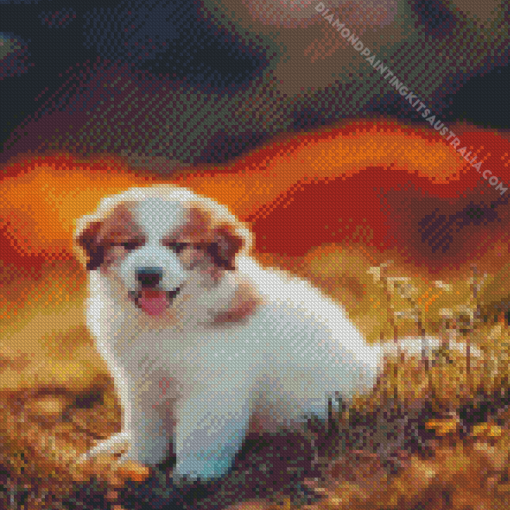 Great Pyrenees Puppy Diamond Painting