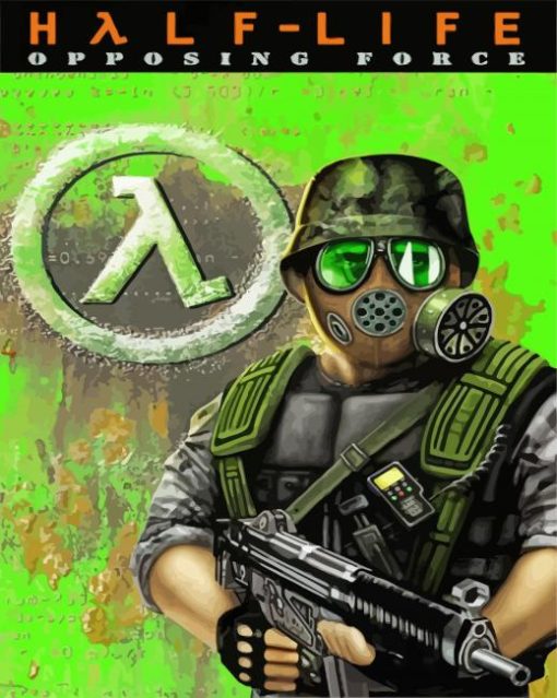 Half Fife Opposing Force Poster Diamond Painting