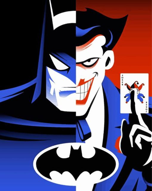 Illustration Batman And The Joker Diamond Painting