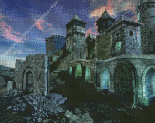 King Arthur Camelot Castle Diamond Painting