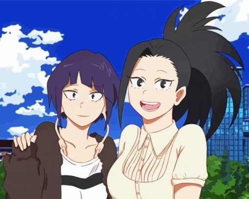 Kyouka Jirou And Momo Diamond Painting