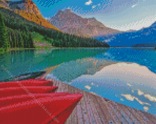 Lake Minnewanka Diamond Painting