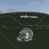 Las Vegas Raiders Helmet And Stadium Diamond Painting