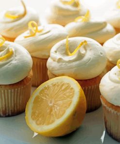 Lemon Blossom Cupcakes Diamond Painting