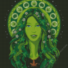 Marijuana Lady Diamond Painting