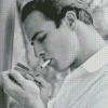 Marlon Brando Smoking Diamond Painting