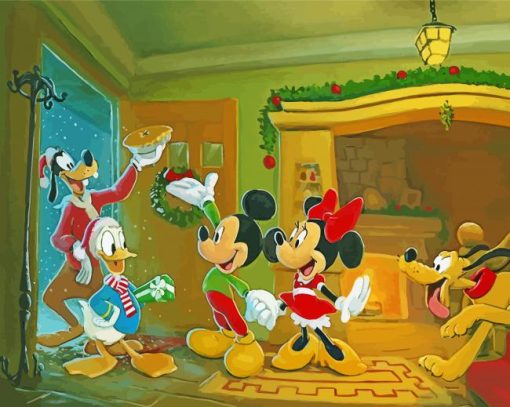 Mickey Mouse Disney Christmas Diamond Painting