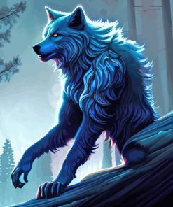 Moonlight Wolf Monster Diamond Painting