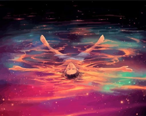 Mystical Man Drowning Diamond Painting