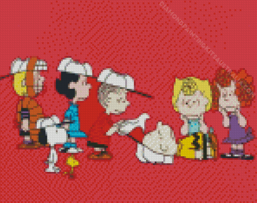 Peanuts Cartoon Diamond Painting