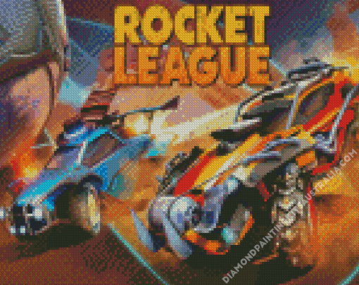 Rocket League Video Game Diamond Painting