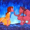 Tarzan And Jane Cartoon Diamond Painting