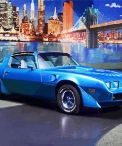 The 1979 Blue Pontiac Firebird Diamond Painting