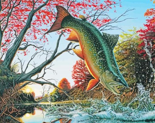 The Brook Trout Diamond Painting