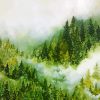 The Foggy Forest Diamond Painting