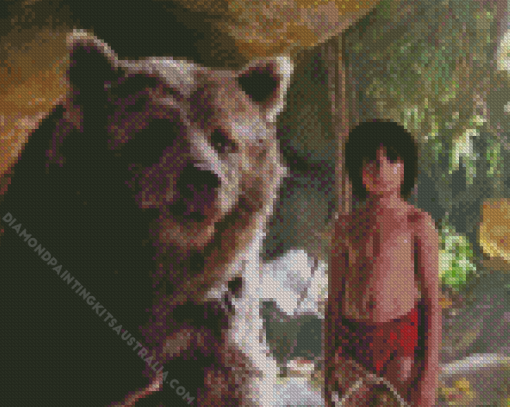 The Jungle Book Characters Diamond Painting