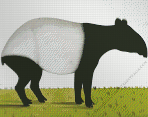 The Tapirs Animals In Jungle Diamond Painting