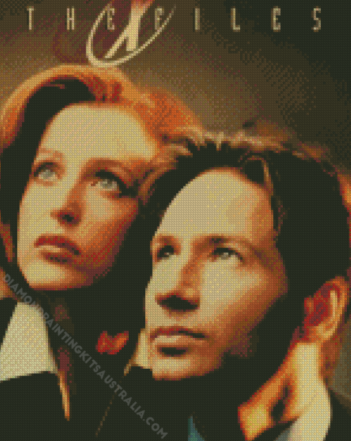 The X Files Movie Poster Diamond Painting