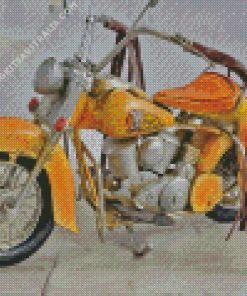 Vintage Indian Motorcycle Diamond Painting