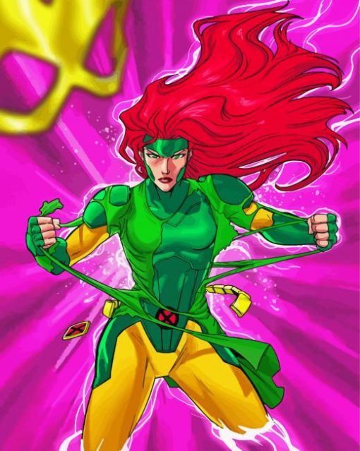 X Men Jean Grey Diamond Painting