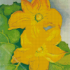 Yellow Flower Georgia O Keeffe Diamond Painting