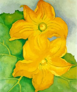Yellow Flower Georgia O Keeffe Diamond Painting