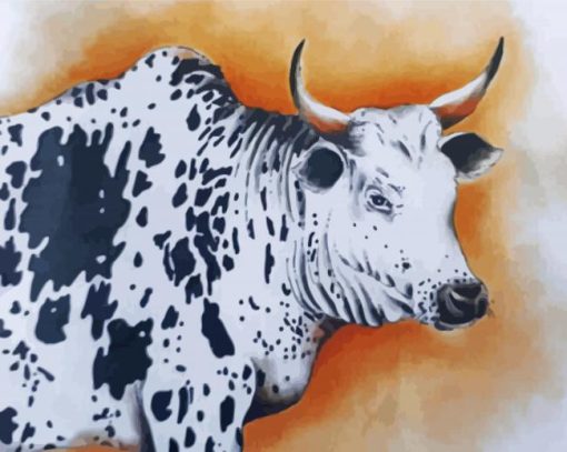 Aesthetic Nguni Cow Diamond Painting