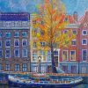 Amsterdam Autumn Saison Art Diamond Painting