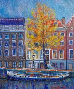 Amsterdam Autumn Saison Art Diamond Painting