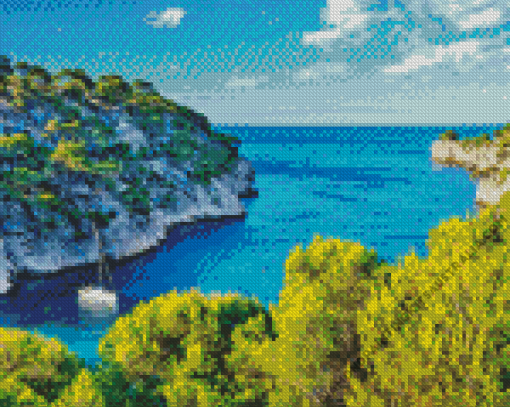 Cassis Seascape Diamond Painting