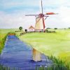 Dutch Abstract Windmill Diamond Painting