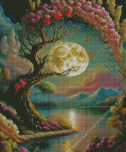 Full Moon Fairyland Diamond Painting