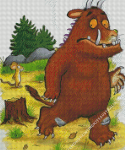 Gruffalo And The Mouse Diamond Painting