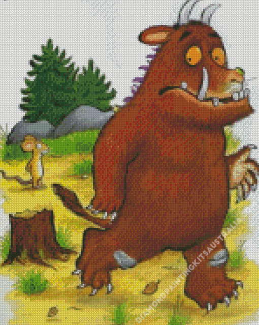 Gruffalo And The Mouse Diamond Painting