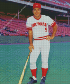 Johnny Bench Baseballer Diamond Painting