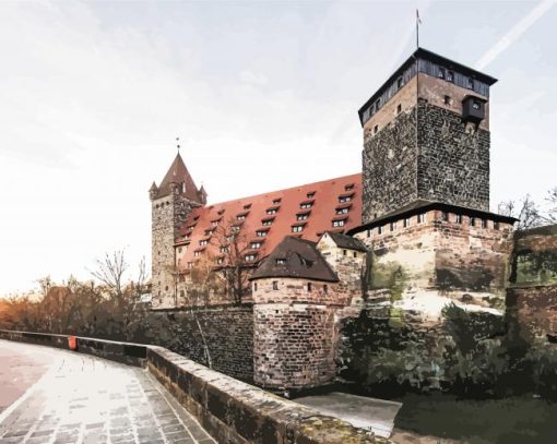 Nuremberg Castle Germany Diamond Painting