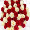 Red And White Roses Diamond Painting