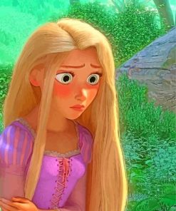 Sad Rapunzel Diamond Painting